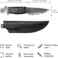 Couteau celtique forgé Escargot avec fourreau