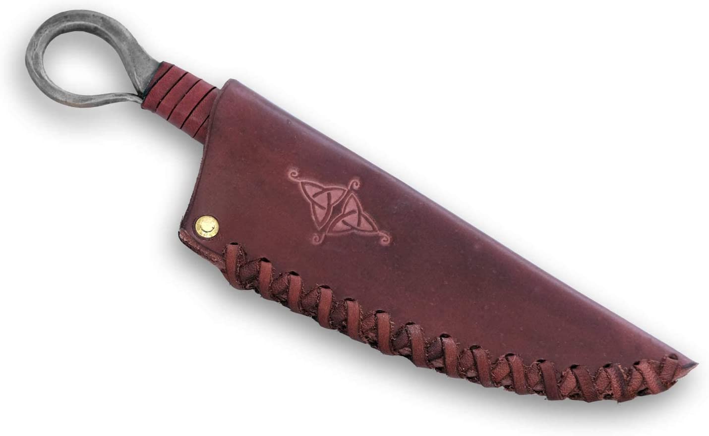 Couteau celtique forgé Perche avec fourreau