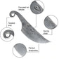 Forged Celtic knife Mini eye with scabbard