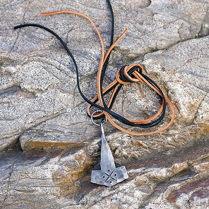 Hand forged Necklace - Thor's Hammer