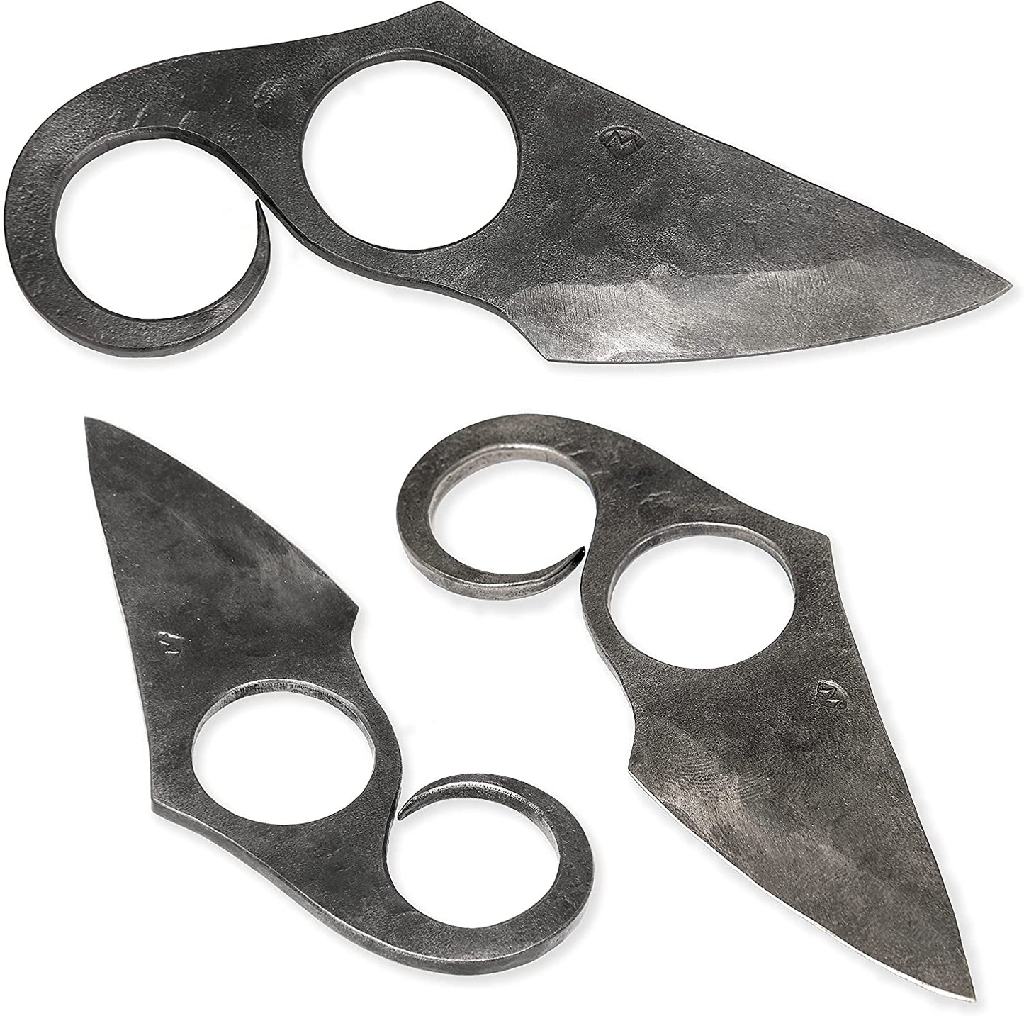 Kovaný keltský nůž Dvouprstý s pochvou
