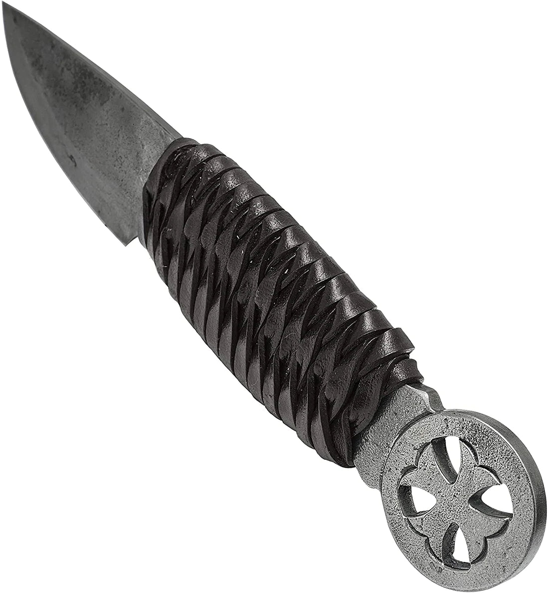 Kovaný nůž Templář s pochvou