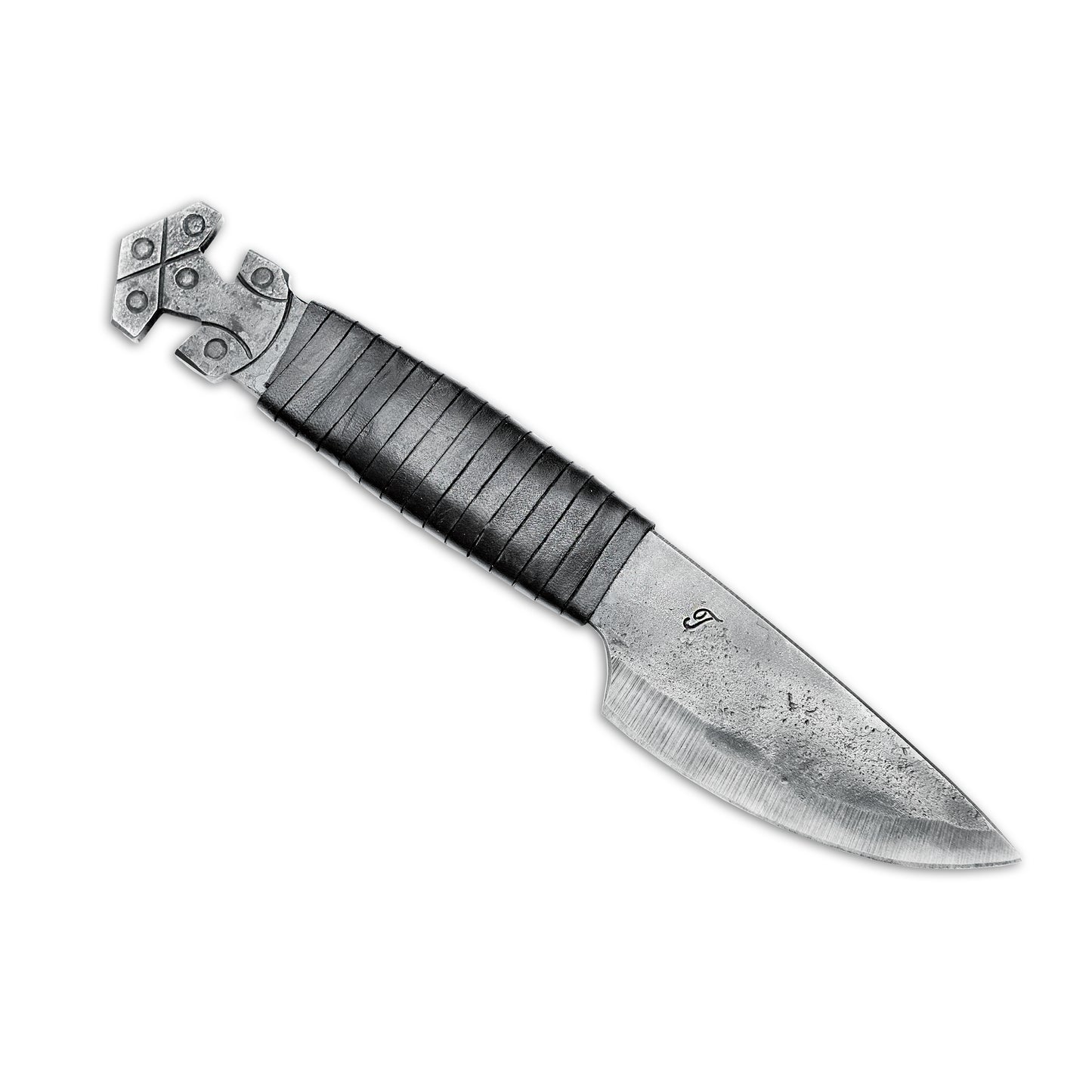Ensemble unique - couteau Celtic Thor forgé avec fourreau, bracelet et porte-clés