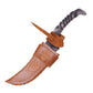Kovaný vikingský nůž Vlčí dráp s pochvou