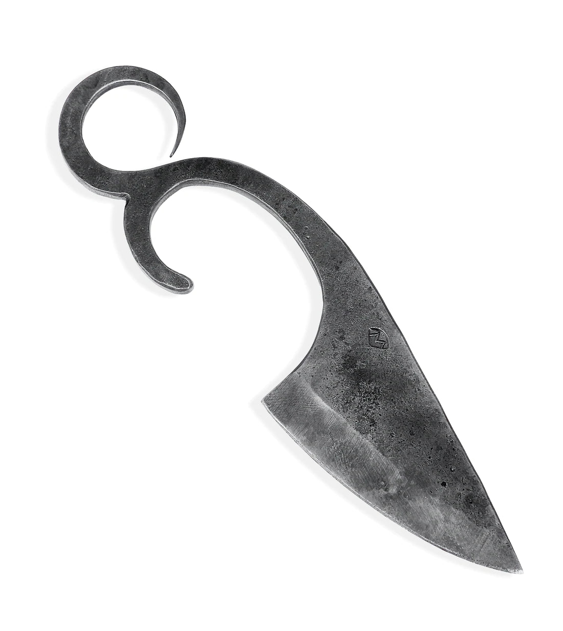 Forged Celtic knife Three-fingered with scabbard