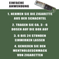 T&P Co. Vaporisez jusqu'à 2160 cigarettes ordinaires avec du menthol naturel. (15ml)